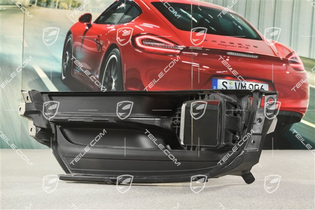 Front bumper Grille / Insert Cover, ACC, Black, Sport Design Package, L