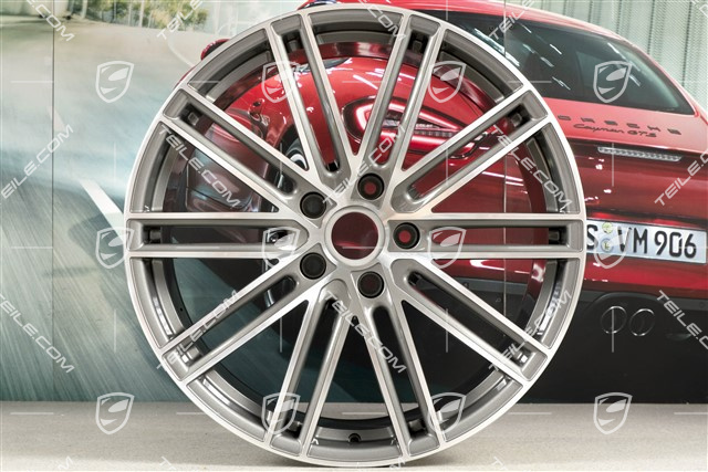 21" Felge Turbo IV, 11,5J x 21 ET69, Titan