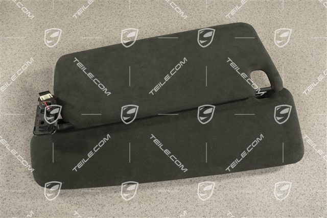 Sonnenblende, Spiegel beleuchtet, Alcantara Schwarz, R
