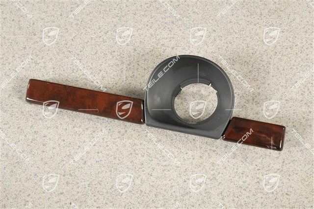 Trim. Ignition switch, Burr maple wood package, dark high gloss/Black