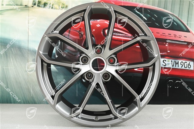 20" Felga SPYDER, 10,5J x 20 ET47, platinum satynowy półmat