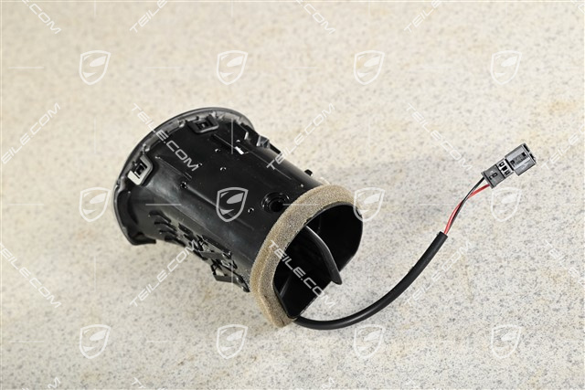 Dashboard side vent / defroster trim Black