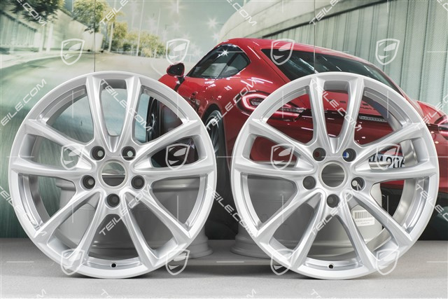 19" wheel rim set Panamera S, 9J x 19 ET64 + 10,5J x 19 ET62