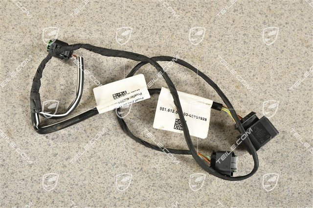 Wiring harness rear bumper, LED daytime diving lights, ParkAssist