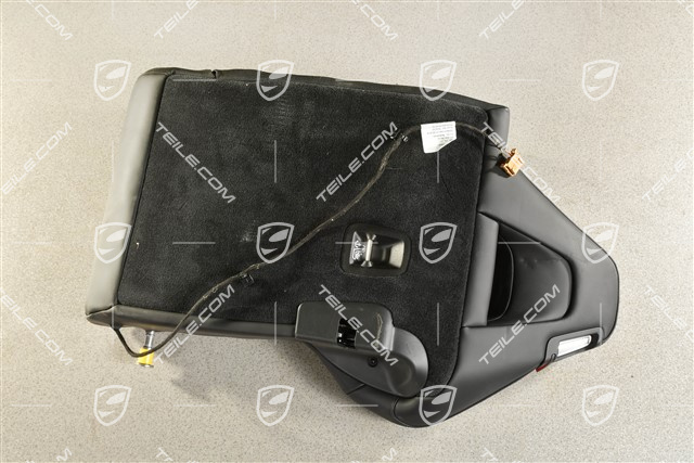 Backrest, leather/alcantara, GTS, black, R