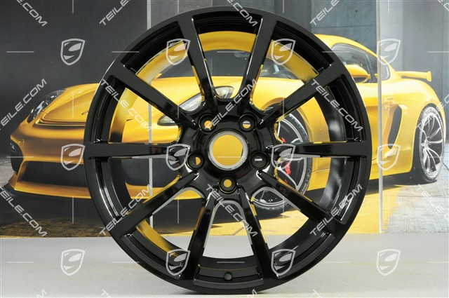 20" Felge Carrera Classic (II), 11,5J x 20 ET76, black high gloss