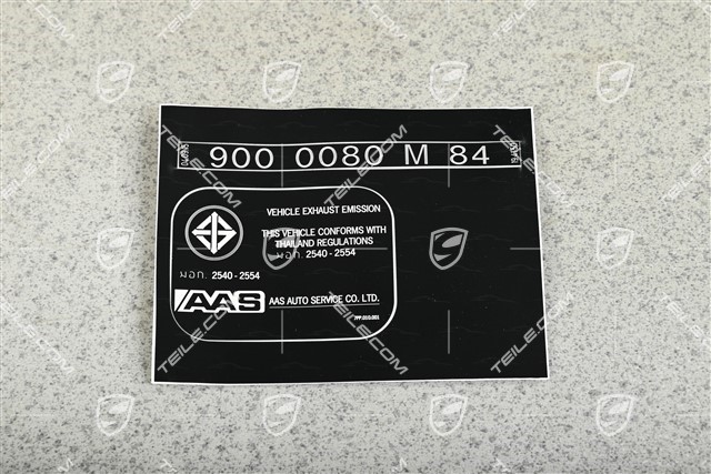 Notice sticker