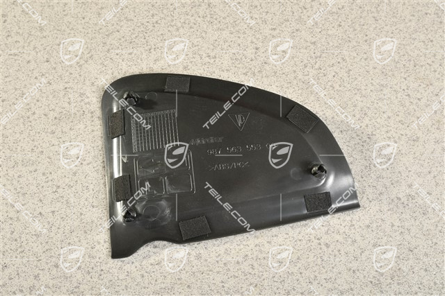 Deckel für Schloss, Schwarz, L
