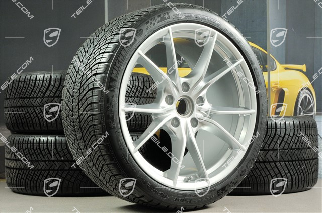 20-inch winter wheels set Carrera S (IV), rims 8,5J x 20 ET49 + 11J x 20 ET78 + Michelin Pilot Alpin PA4 N1 winter tyres 245/35 R20 + 295/30 R20