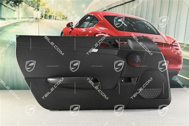 Tapicerka drzwi, do Cayman R, czarna, L