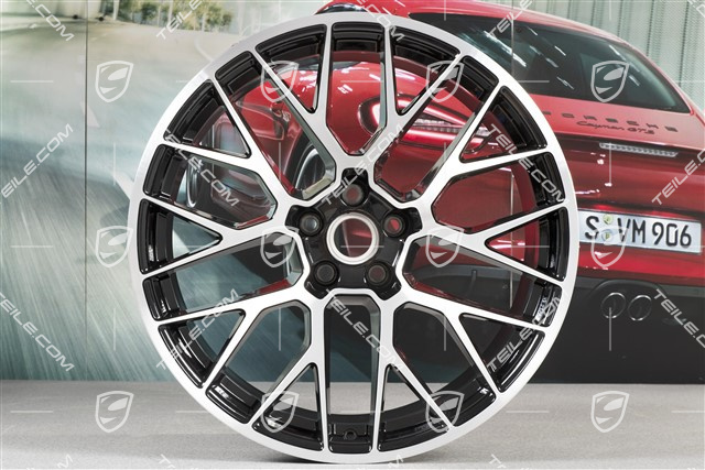 20-inch alloy wheel RS-Spyder Design, 9J x 20 H2 ET 26 + 10J x 20 H2 ET19, black high gloss