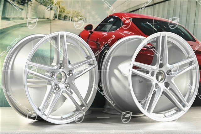 19" Komplet felg Carrera VI , 8,5J x 19 ET50 + 11J x 19 ET77, do użytku w zimie