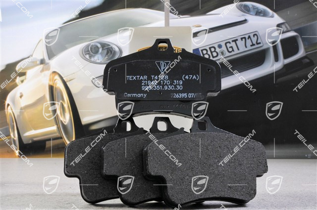 Set of brake pads, performance, L+R Set of brake pads, performance, L+R