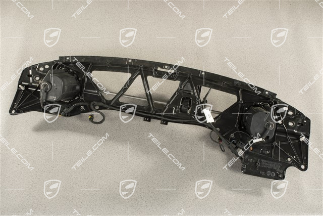 Driving mechanism, rear spoiler, coupé, complete