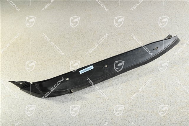 Front wing / fender, cover, Satin black, R