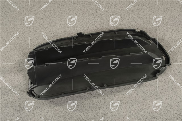 Cover Air duct / guide, Black, L