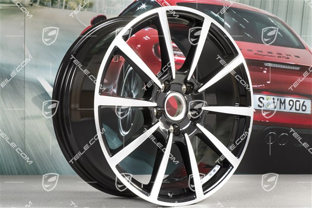 20" Felga Carrera Classic (II), 8,5J x 20 ET49, czarny wysoki połysk