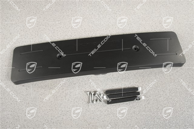 Front bumper number / Licence plate support assemby kit
