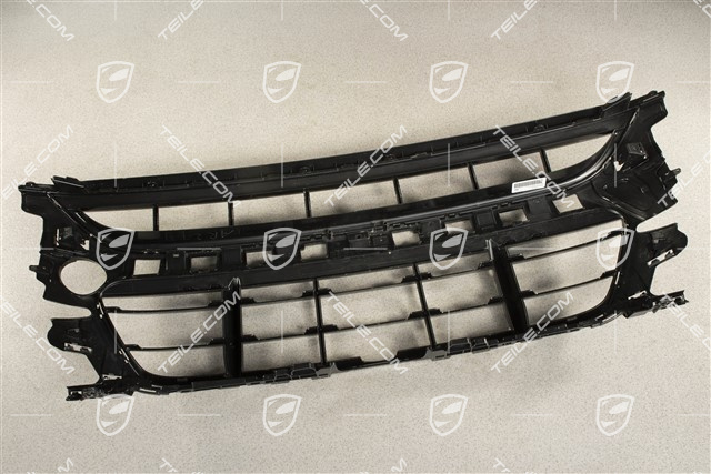 GTS / Turbo Sport design, Front bumper Grille, centre / middle , Black