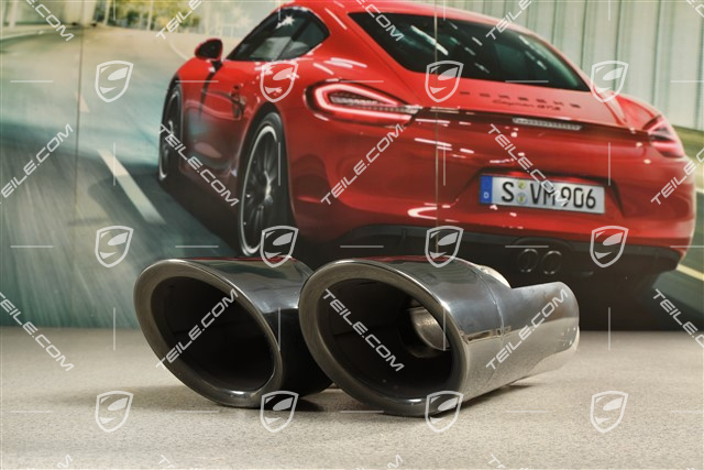 2,0L, Tail pipe, Black, R
