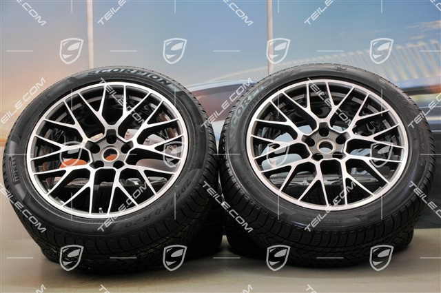 20-inch "RS Spyder Design" winter wheels set, rims 9J x 20 ET26 + 10J x 20 ET19 + NEW Pirelli winter tyres 265/45 R20 + 295/40 R20, with TPMS