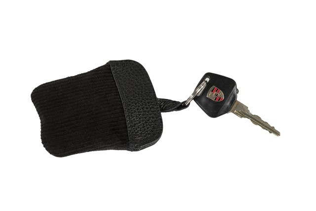 Porsche Classic Key case with embossed Porsche crest, Corduroy