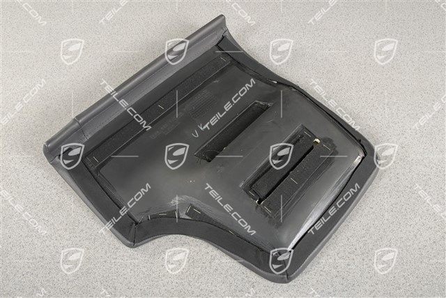 Notsitzkissen, Coupe/Targa, Leder, Dunkelgrau, R
