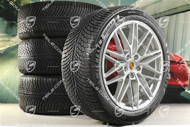 21-inch RS Spyder Design winter wheel set, rims 9,5J x 21 ET46 + 11,0J x 21 ET58 + NEW Michelin winter tyres 285/45 R21 + 305/40 R21, with TPMS