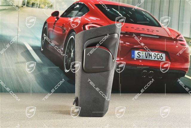 Verkleidung von B-Säule, Alcantara, Schwarz, Coupe, R
