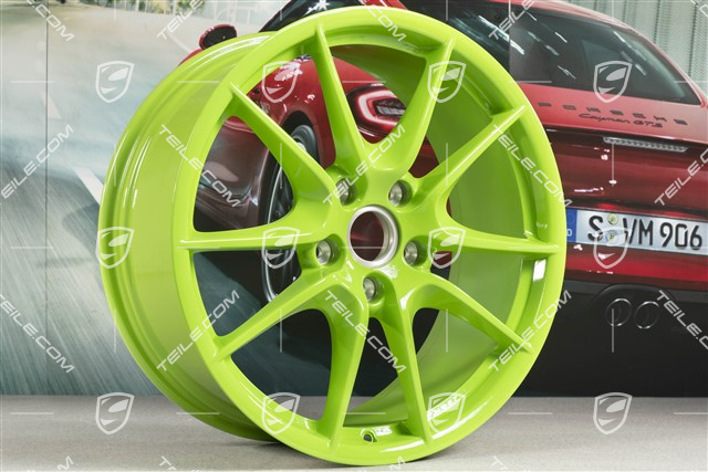 20-inch Carrera S III wheel, 8,5J x 20 ET51, Lizard green