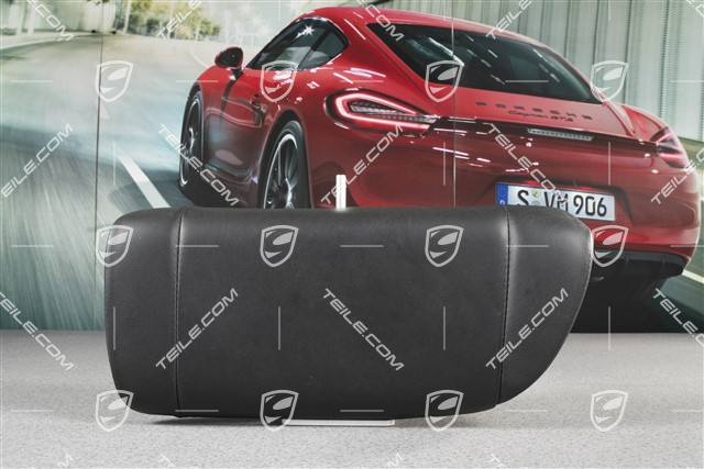 Lordosenstütze / Mittelteil, Leder, Schwarz, Cabrio, R