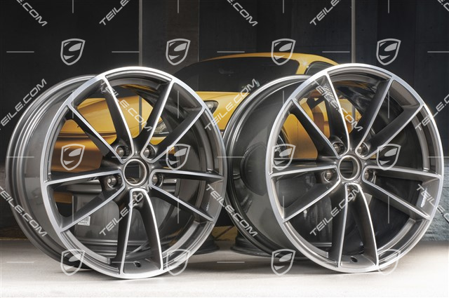 20+21-inch wheel rim set Carrera Classic, rims: front 8,5J x 20 ET53 + rear 11,5J x 21 ET67