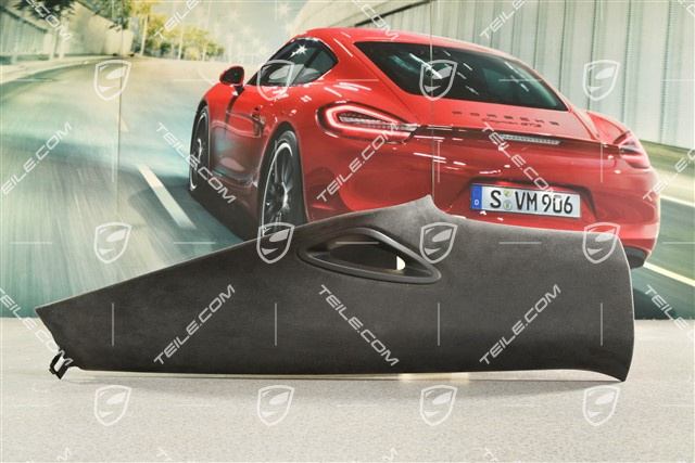 Verkleidung von C-Säule, Alcantara, Schwarz, R