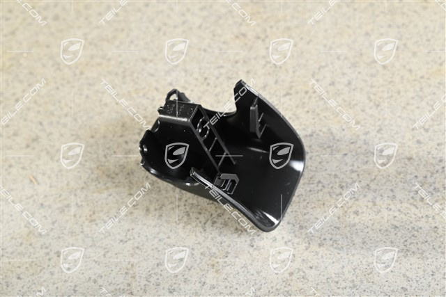 Abdeckung,  Rückenlehnenhalterung, Satin schwarz