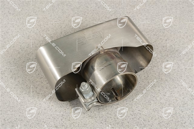 Tailpipe, for 2.9-litre engine, Facelift 2009-