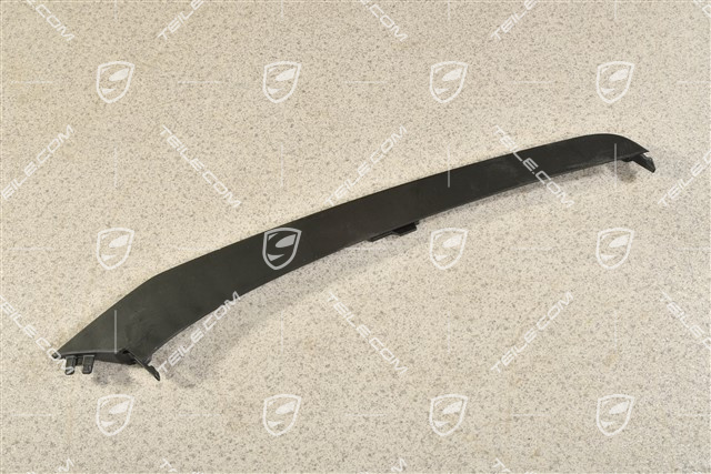 C2, Disc / trim upper for front bumper retaining frame, Black, R