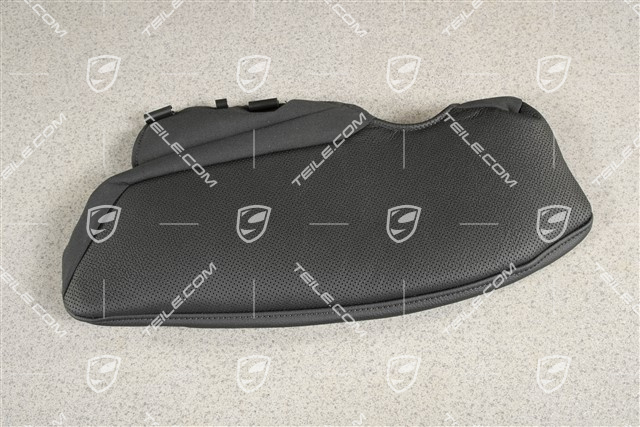 Lehnenbezug, Seitenteil, Sitzbelüftung, Klimasitz, Massagesitz, Leder geprägt, Schwarz, R