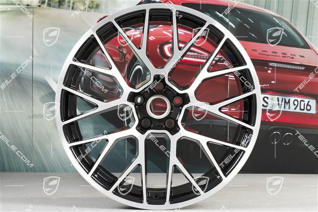 20" Felga RS Spyder Design, 9J x 20 ET26, czarny wysoki połysk