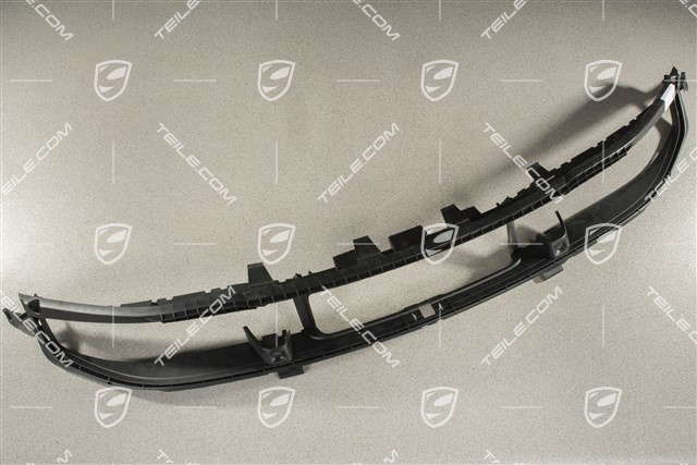 Grille, Center, Matt black