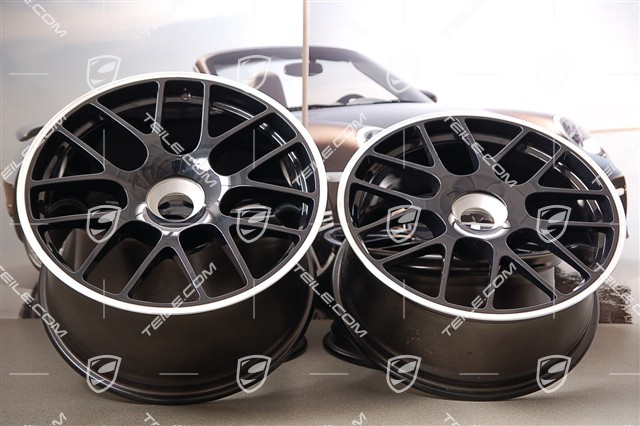 19" Felgensatz RS SPYDER / Turbo Facelift, Zentralverschluss, Sondermodell 911 Carrera GTS, 8,5J x 19 ET56 + 11J x 19 ET51