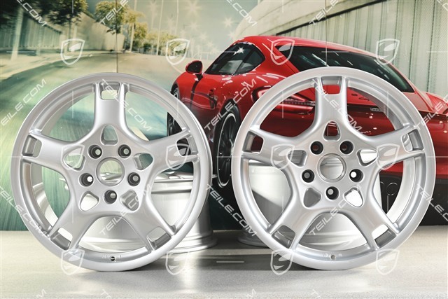 19" Komplet felg Carrera S, 8J x 19 ET57 + 11J x 19 ET67
