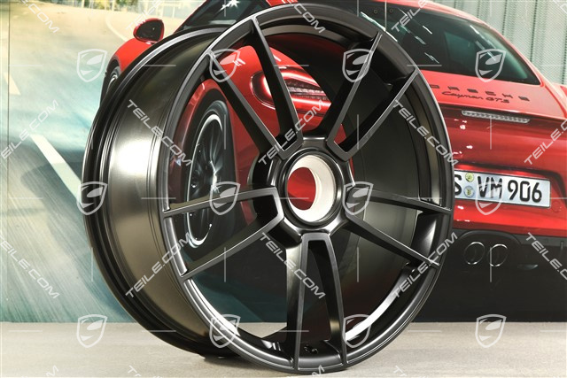 20" Felga Turbo S, 8,5J x 20 ET50, czarny satynowy półmat
