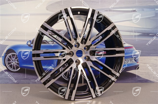 21'' Turbo III Felge, 9J x 21 ET26, schwarz hochglanz
