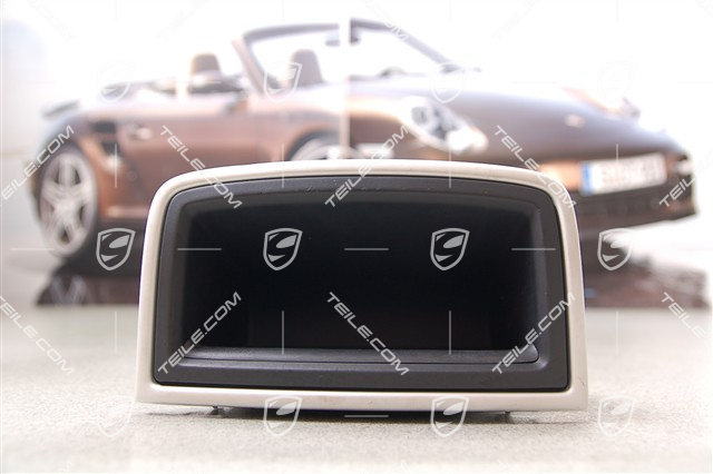 Tray at centre console, rear, black lacquered, S Tray at centre console, rear, black lacquered, S