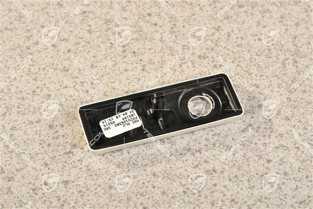 Glove compartment handle Satin Aluminium