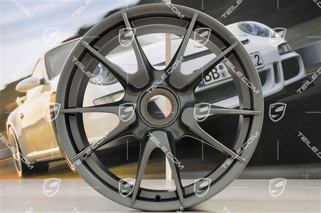 19-inch GT3 II wheel set, titanium met., front 8,5J x 19 + rear 12J x 19, for GT3