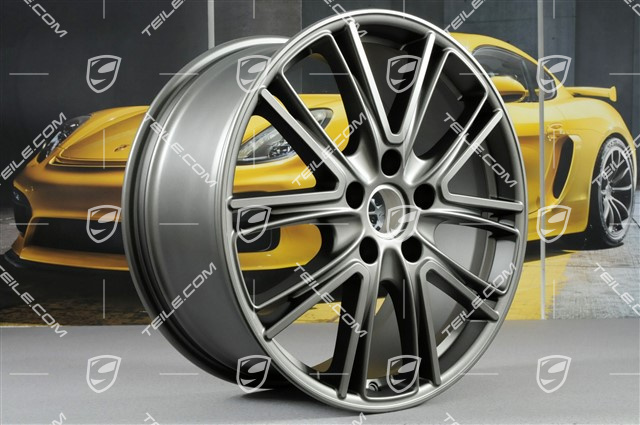 20" komplet felg Exclusive Design, 10,5J x 20 ET71 + 9,5J x 20 ET71, do użytku w zimie, platinum satynowy półmat