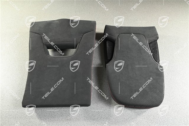 Seat cushion and backrest, 3D printed body-shaped bucket seat with soft hardness