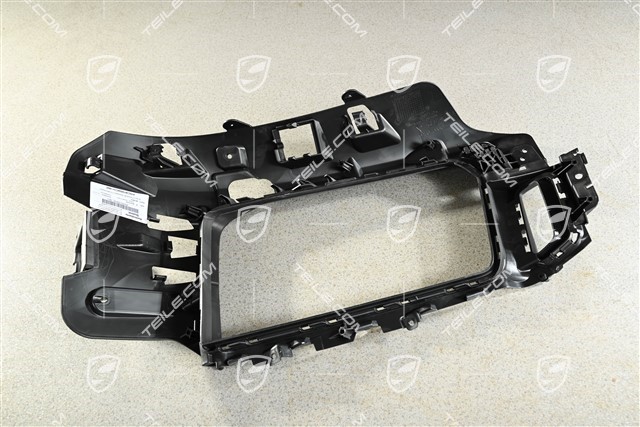 Retaining frame, lateral, black matte, GTS / Sport Design, L