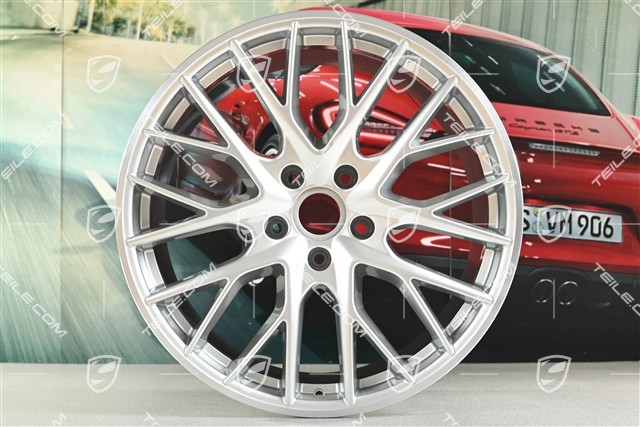 21-inch wheel rim Panamera Sport Design, 11,5J x 21 ET69, brilliant chrome
